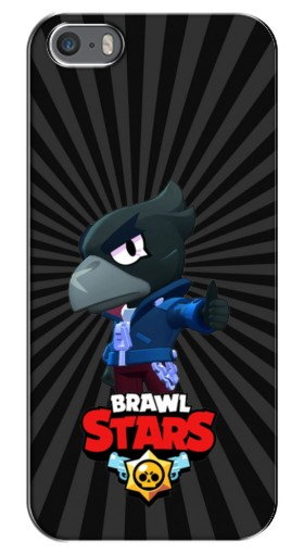 Чехол с картинкой «Crow Brawl Stars» для iPhone 5 / 5s / SE