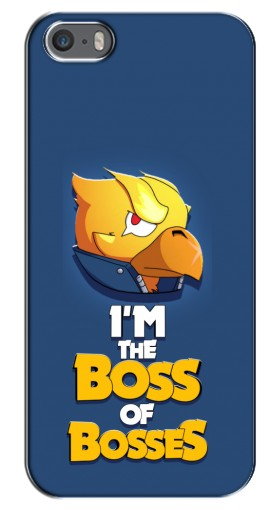 Силиконовый чехол с изображением «Gold Boss» для iPhone 5 / 5s / SE