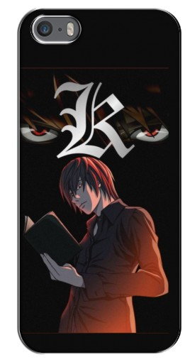 Силиконовый чехол с изображением «Лайт Ягами Death Note» для iPhone 5 / 5s / SE