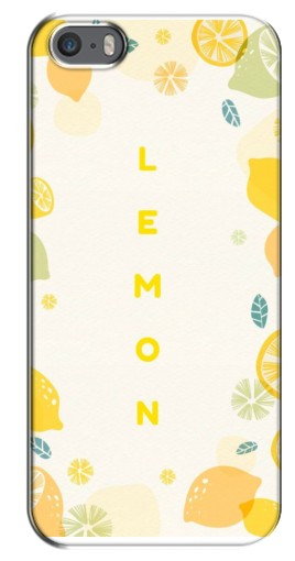 Силиконовый чехол с изображением «Lemon» для iPhone 5 / 5s / SE