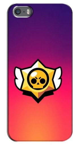 Чехол с картинкой «Логотип Brawl Stars» для iPhone 5 / 5s / SE