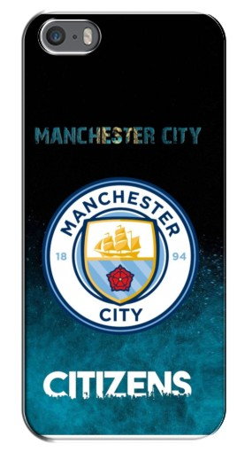 Силиконовый чехол с изображением «Man City Zens» для iPhone 5 / 5s / SE