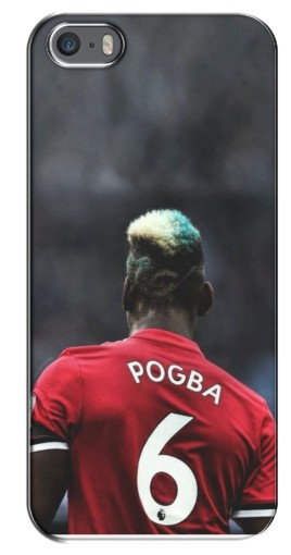 Силиконовый чехол с изображением «Pogba 6» для iPhone 5 / 5s / SE