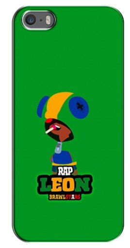 Силиконовый чехол с изображением «RAP Leon» для iPhone 5 / 5s / SE