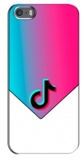 Чехол с печатью «Tiktok Logo»  для iPhone 5 / 5s / SE