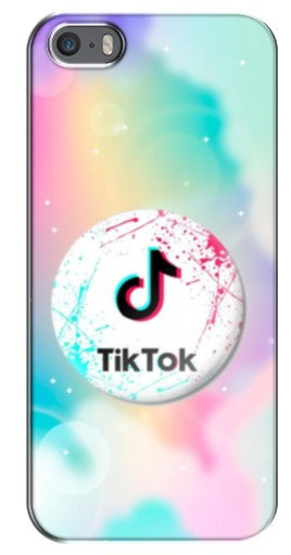 Чехол с картинкой «TikTok принт» для iPhone 5 / 5s / SE