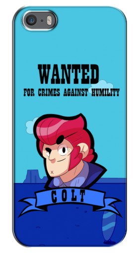 Чехол с принтом «WANTED COLT» для iPhone 5 / 5s / SE