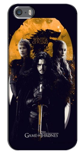 Чехол с принтом «Winter Coming» для iPhone 5 / 5s / SE