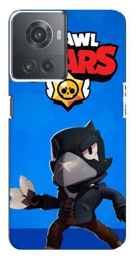 Силиконовый чехол с изображением "Боевой Crow" для OnePlus ACE (10R)