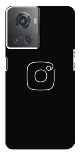 Силиконовый чехол с изображением "Инстаграм" для OnePlus ACE (10R)