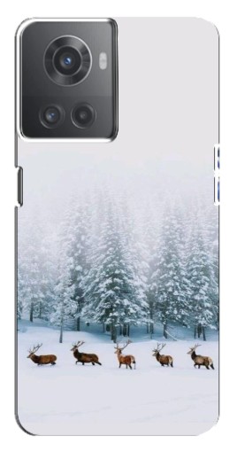 Чехол с печатью "Олени в лесу" для OnePlus ACE (10R)