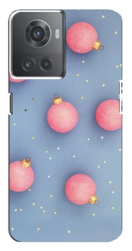 Силиконовый чехол с изображением "Розовые шары" для OnePlus ACE (10R)