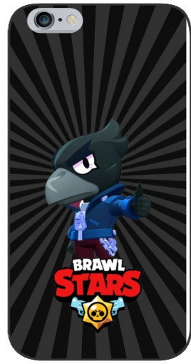 Чехол с картинкой «Crow Brawl Stars» для iPhone 6 / 6s