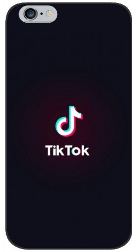 Чехол с картинкой «TikTok темный» для iPhone 6 / 6s