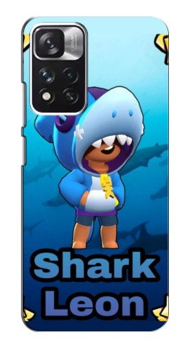 Силиконовый чехол с изображением «Shark Leon» для POCO M4 Pro 5G