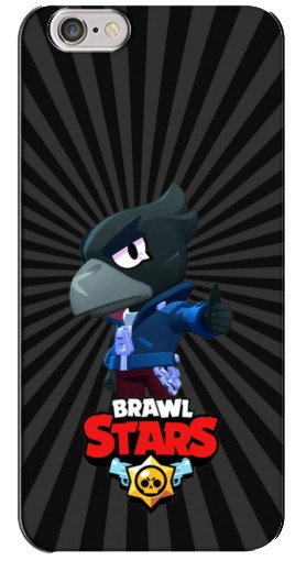 Силиконовый чехол с изображением «Crow Brawl Stars» для iPhone 6 Plus / 6s Plus