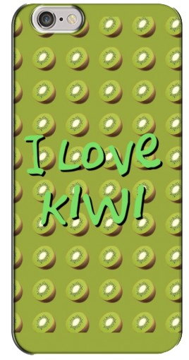 Чехол с печатью «Love Kiwi»  для iPhone 6 Plus / 6s Plus