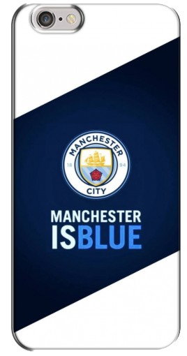 Силиконовый чехол с изображением «Manchester is Blue» для iPhone 6 Plus / 6s Plus