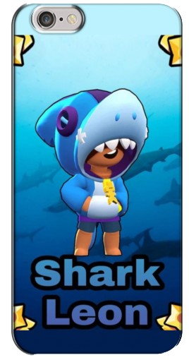 Силиконовый чехол с изображением «Shark Leon» для iPhone 6 Plus / 6s Plus