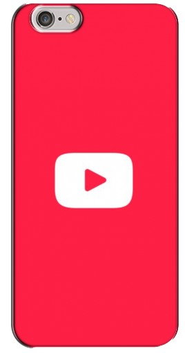 Силиконовый чехол с изображением «YouTube Кнопка» для iPhone 6 Plus / 6s Plus