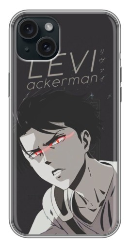 Чехол с картинкой "АОТ Леви" для iPhone 14 Plus
