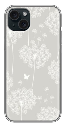 Чехол с картинкой "Фон одуванчиков " для iPhone 14 Plus
