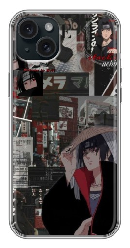 Чехол с печатью "Итачи комиксы" для iPhone 14 Plus