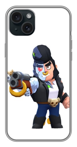Силиконовый чехол с изображением "Киборг Булл" для iPhone 14 Plus