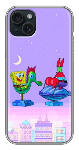 Чехол с принтом "Крабс и Спанч Боб" для iPhone 14 Plus