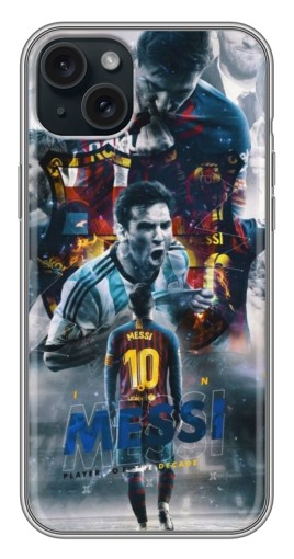 Чехол с картинкой "Легендарный Месси" для iPhone 14 Plus