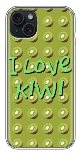 Чехол с принтом "Love Kiwi" для iPhone 14 Plus