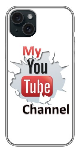 Чехол с принтом "My YouTube" для iPhone 14 Plus