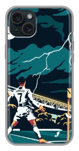 Чехол с картинкой "Ronaldo празднование" для iPhone 14 Plus