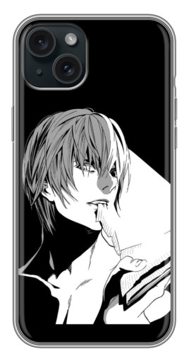 Силиконовый чехол с изображением "Ягами с блокнотом" для iPhone 14 Plus