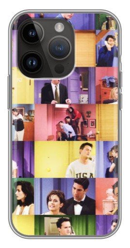 Чехол с печатью "Актеры Друзья" для iPhone 14 Pro Max