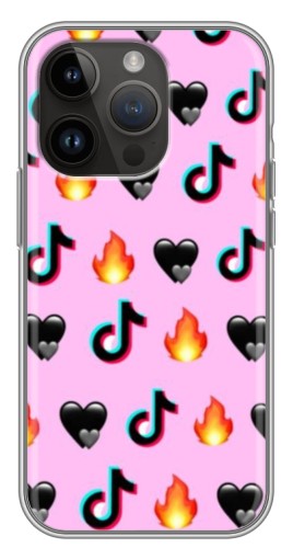Чехол с принтом "Арт ТикТок" для iPhone 14 Pro Max