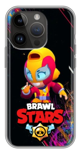 Чехол с печатью "Бравл Старс Макс" для iPhone 14 Pro Max