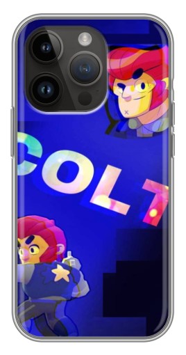 Чехол с печатью "Colt шпион" для iPhone 14 Pro Max