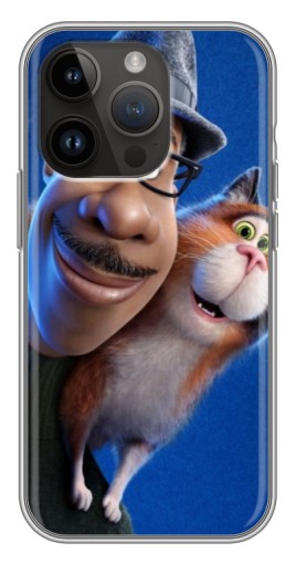 Чехол с принтом "Джо и кот" для iPhone 14 Pro Max