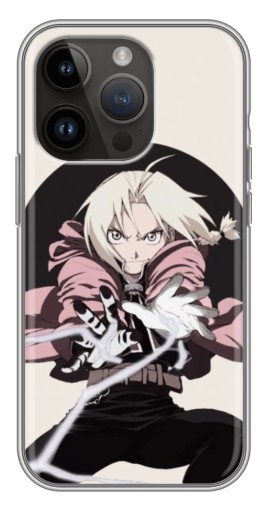 Силиконовый чехол с изображением "Эд Алхимик" для iPhone 14 Pro Max