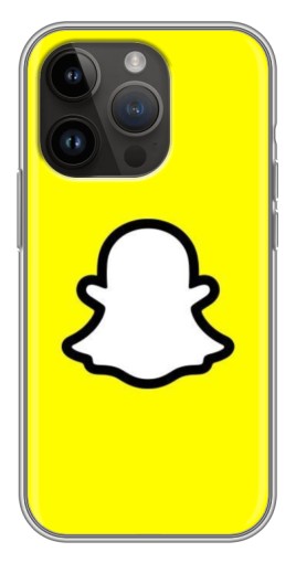 Чехол с печатью "Лого Snapchat" для iPhone 14 Pro Max