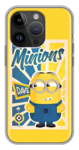 Чехол с печатью "Minions" для iPhone 14 Pro Max