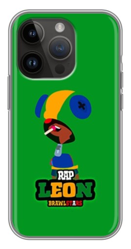 Чехол с печатью "RAP Leon" для iPhone 14 Pro Max