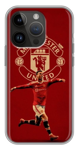 Чехол с картинкой "Ronaldo в МЮ" для iPhone 14 Pro Max