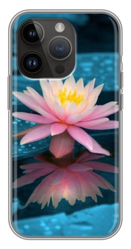 Чехол с картинкой "Водяная лилия" для iPhone 14 Pro Max