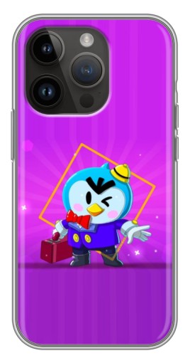 Чехол с печатью "Яркий пингвин" для iPhone 14 Pro Max