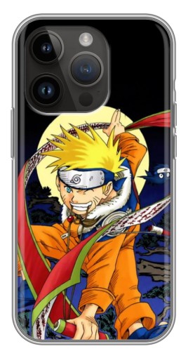 Силиконовый чехол с изображением "Яркий Удзумаки" для iPhone 14 Pro Max