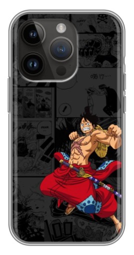 Силиконовый чехол с изображением "Злой Монки" для iPhone 14 Pro Max