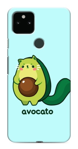 Силиконовый чехол с изображением "Avocato" для Google Pixel 5a 5G