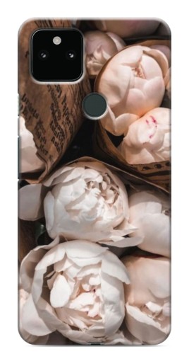 Чехол с печатью "Букет пионов" для Google Pixel 5a 5G